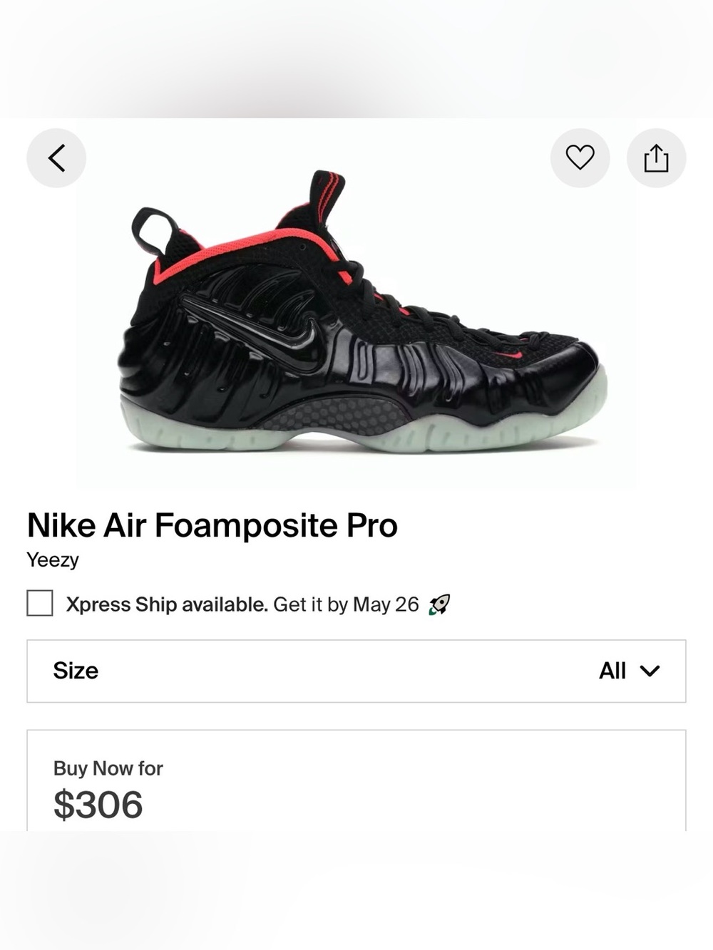Nike Air Foamposite Pro